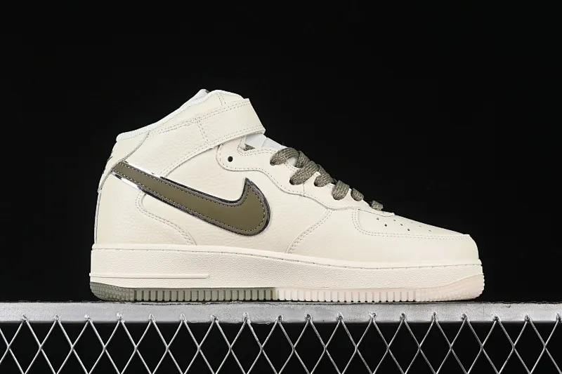 All categories Nk Air Force 1 Air Force series Nk Air Force 1 Mid Air Force mid-top Nk Air Force 1'07 Mid rice army green two-color bottom Starry Air Force One mid-top casual sneakers XL0236-231